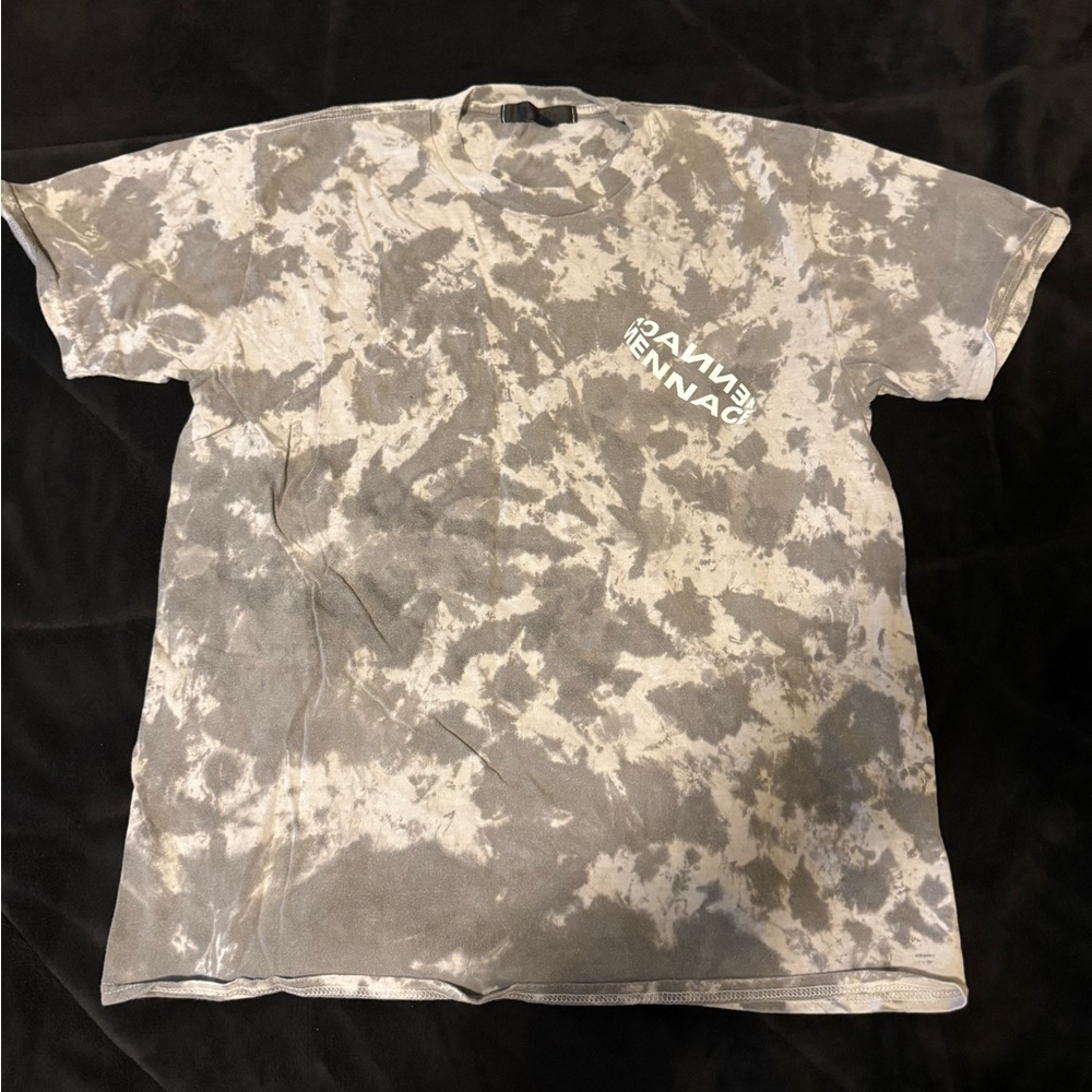 Gray Tie-Dye Short Sleeve Tee